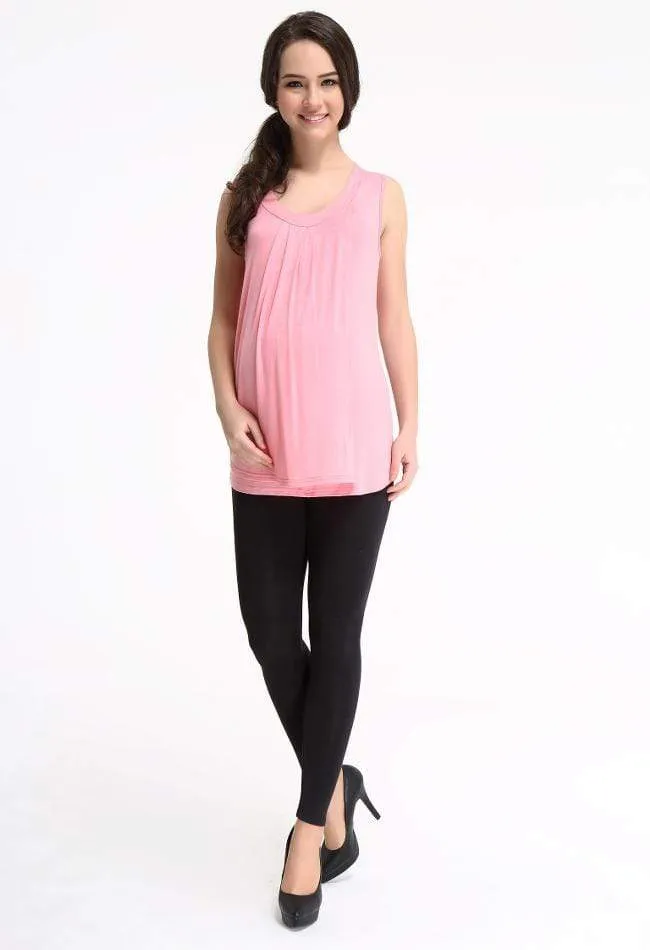 Ada Drape Tunic Nursing Top Strawberry