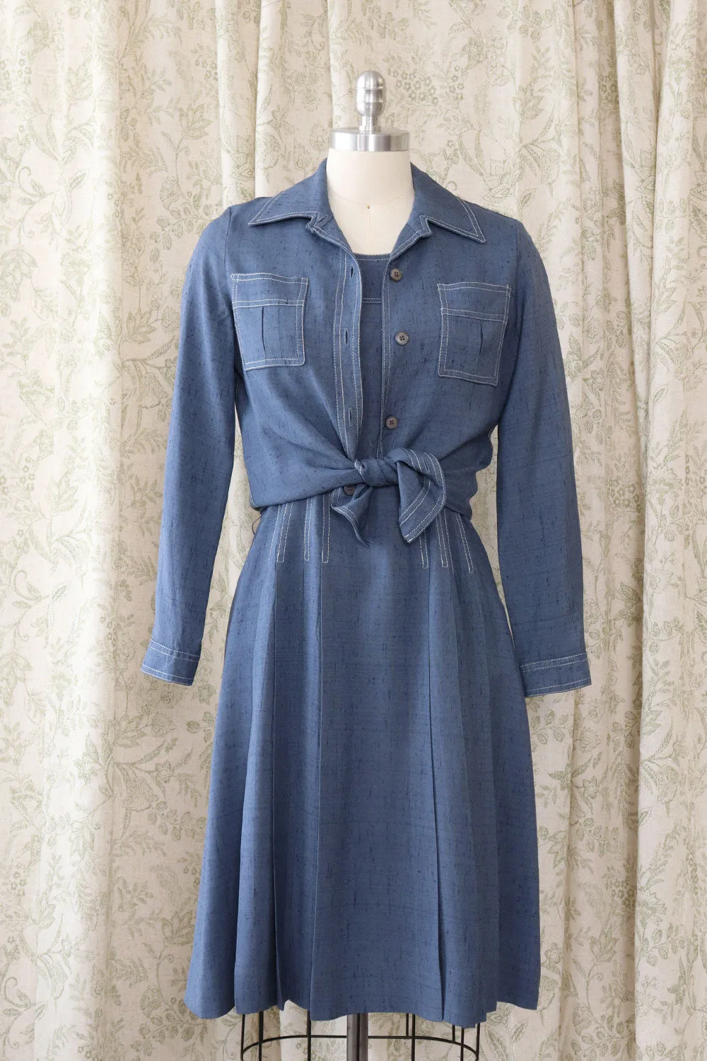 Albert Nipon Cornflower Blue Ensemble S