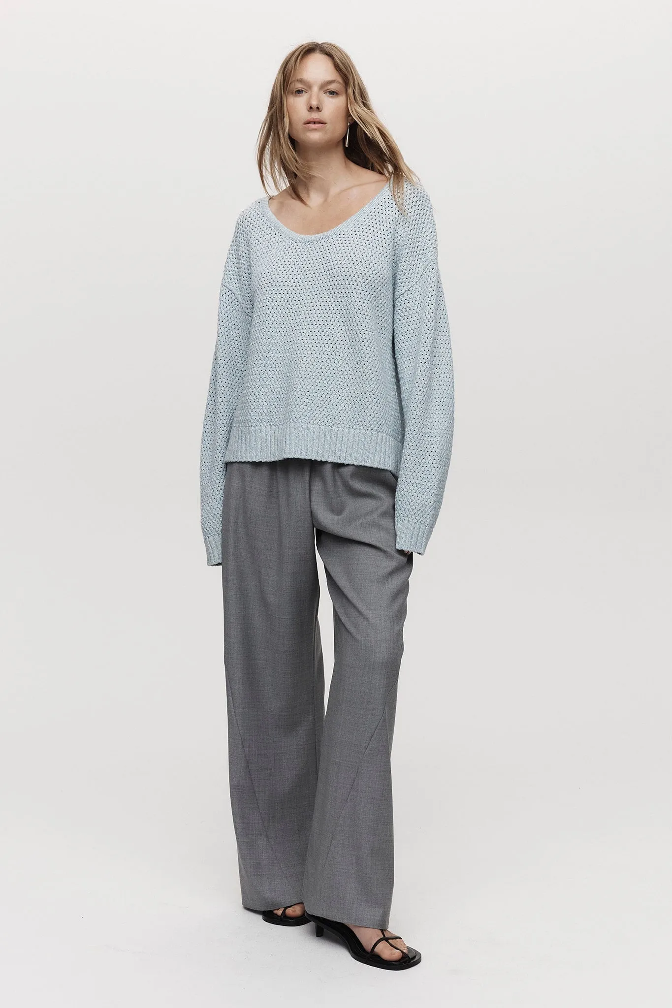 AUGUSTE JUMPER - POWDER MELANGE