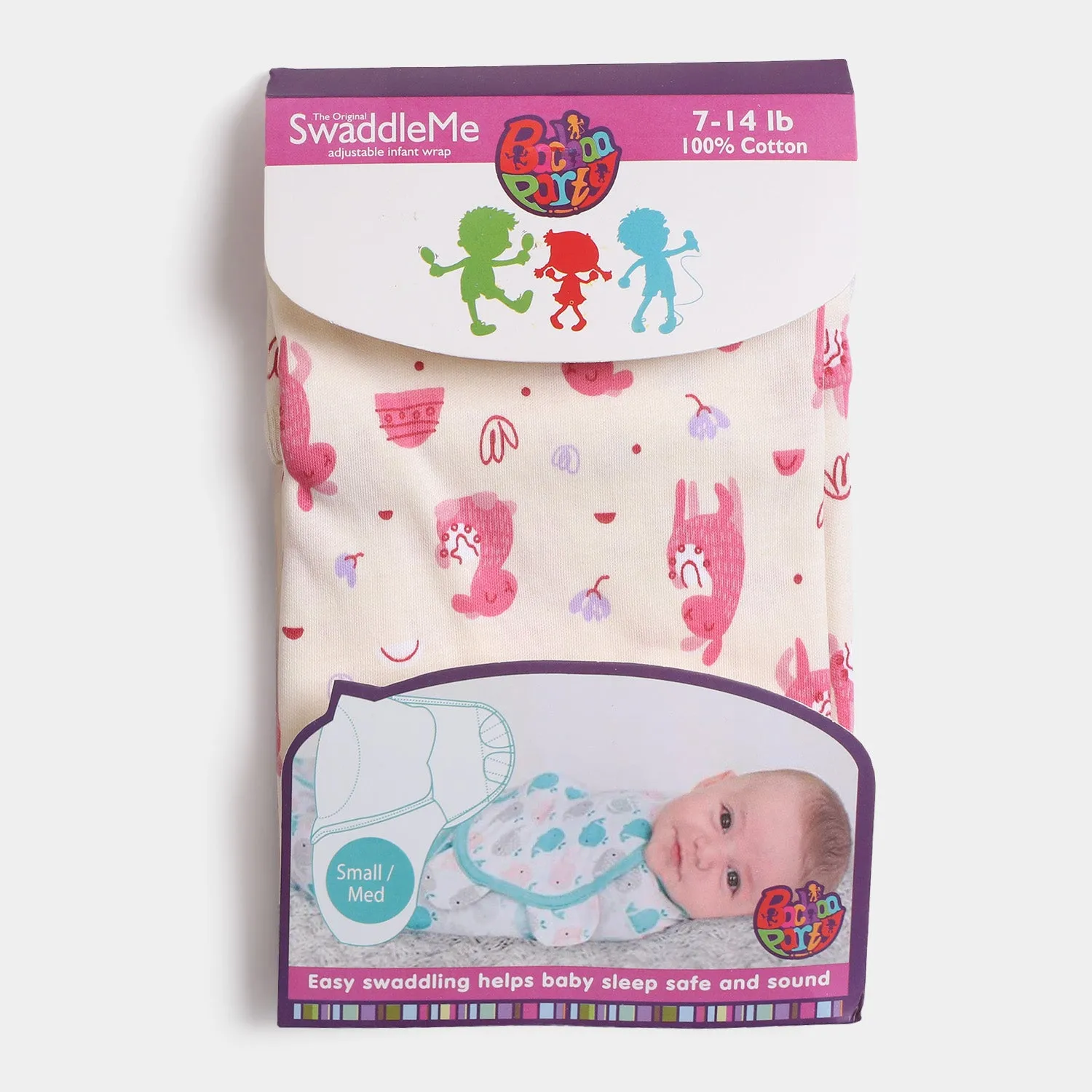 Baby Swaddle Wrap | Pink