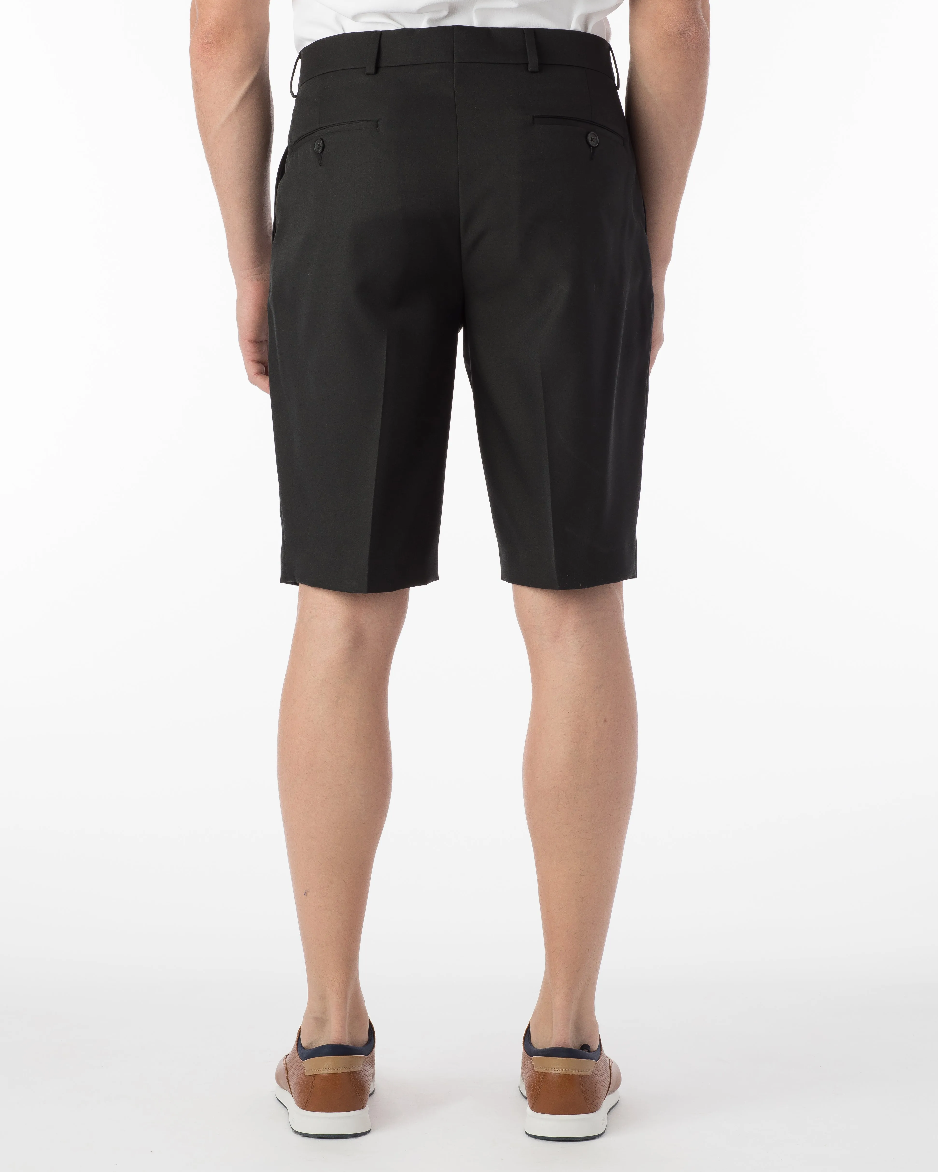 Ballin Short- Nash Micro Nano Perf Gab - Black