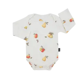 BELAN J Long Sleeves Onesie - Orchard