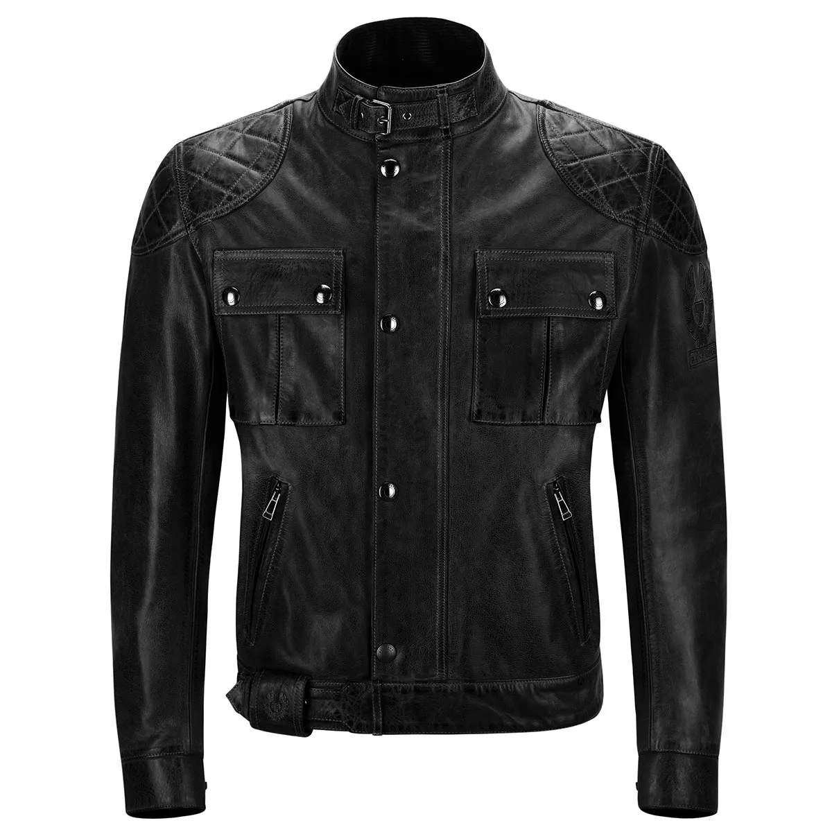 Belstaff Brooklands Leather Motorcycle Jacket