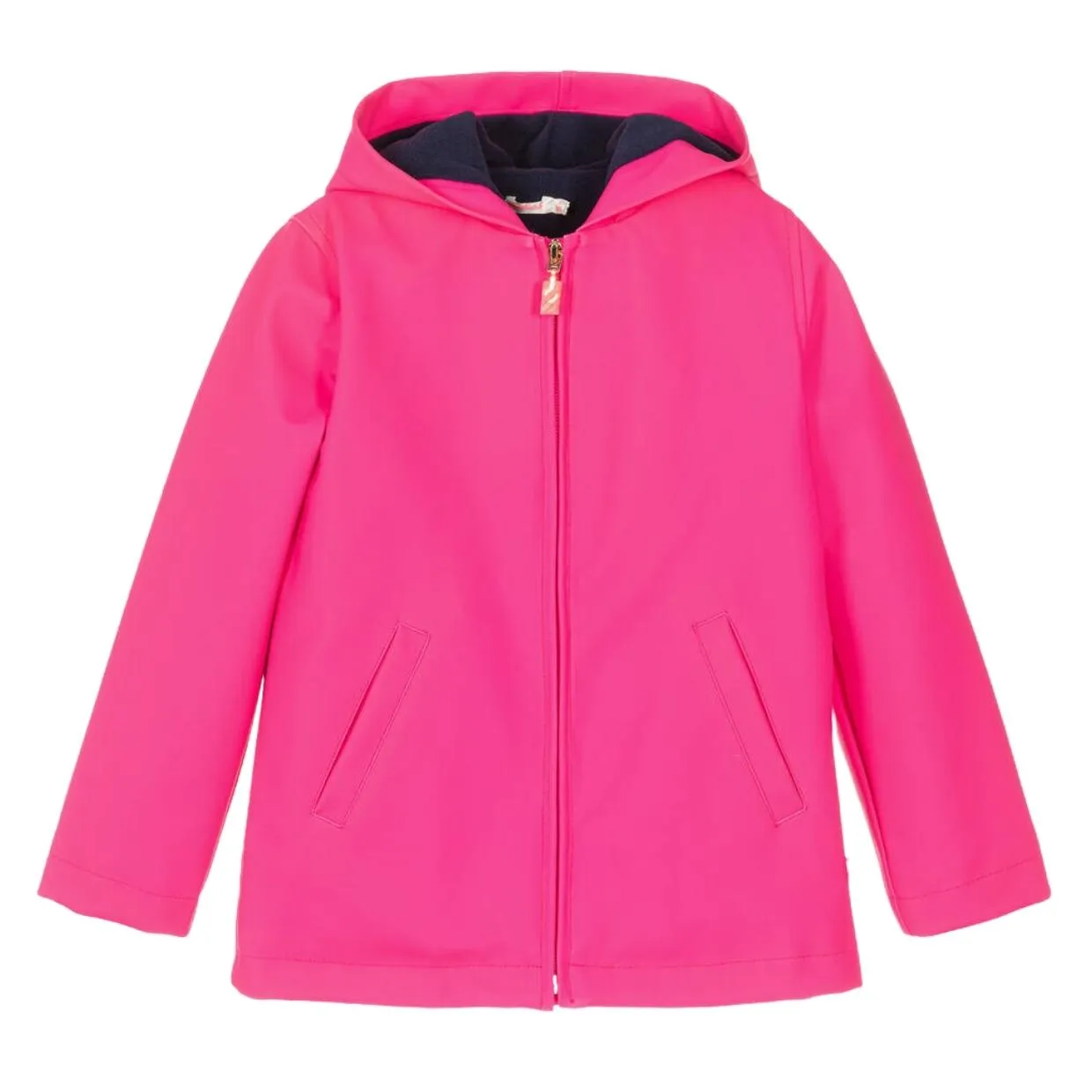 Billieblush Pink Matt Coated Hooded Raincoat