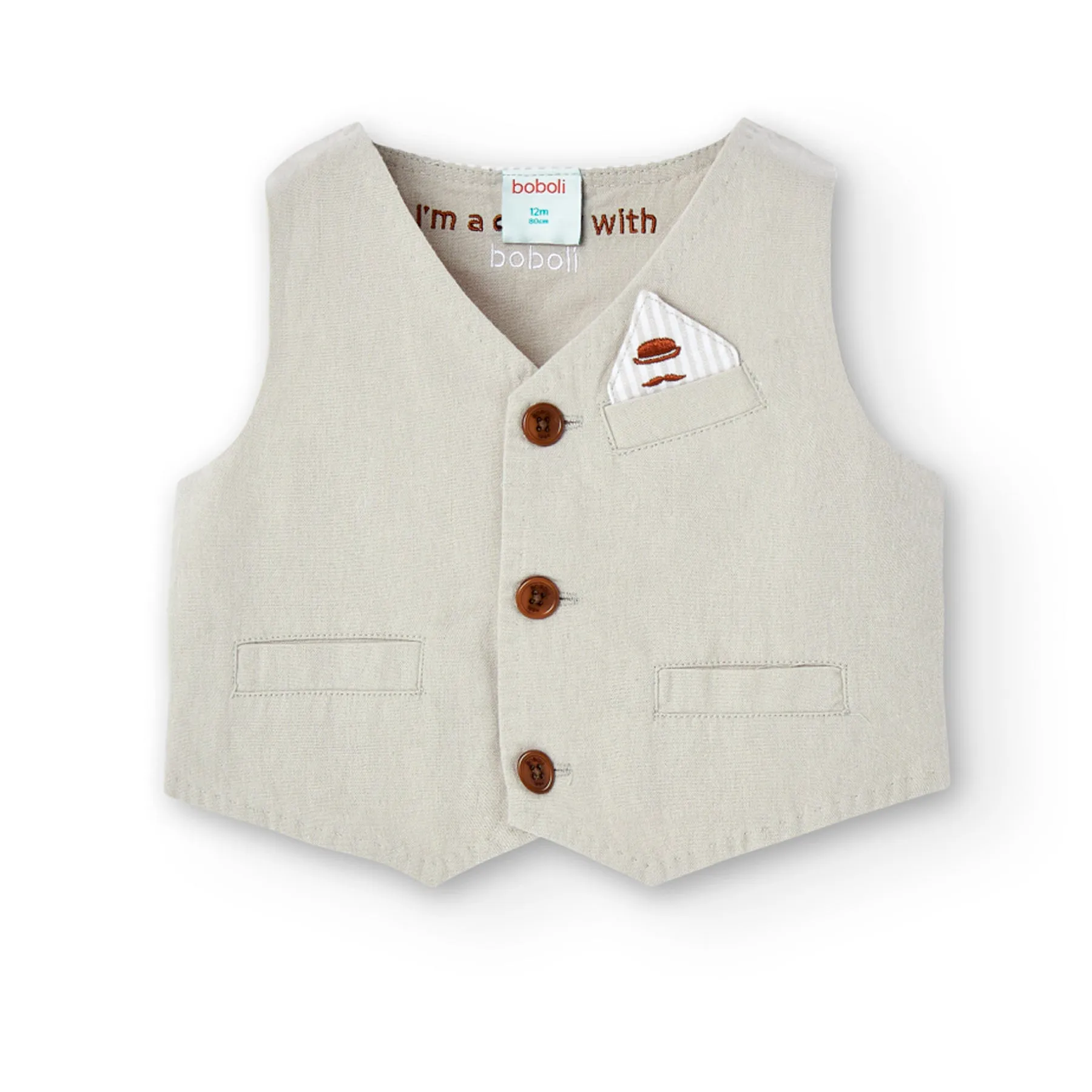 Boboli - Gilet in lino