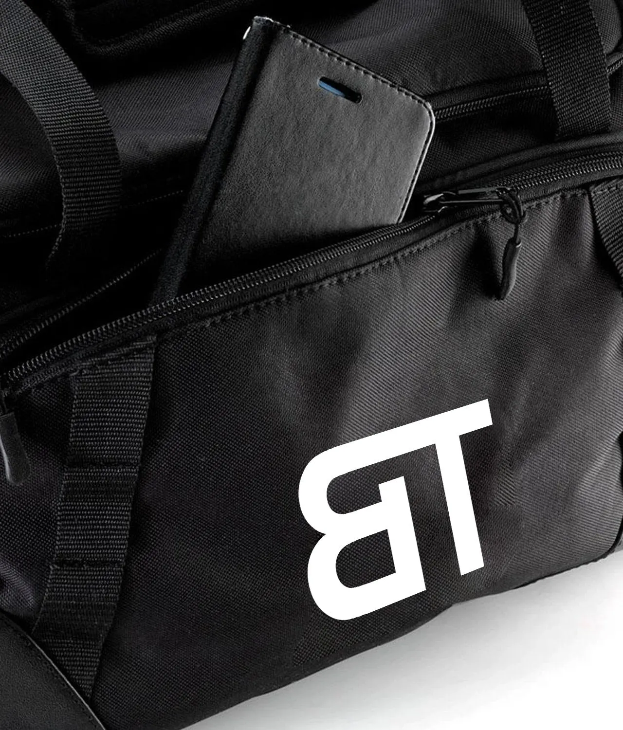 Born Tough Black Athletic Duffel Bag