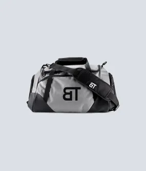 Born Tough Gray Athletic Duffel Bag