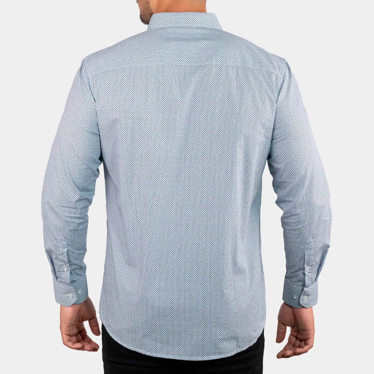 Camisa De Vestir Manga Larga Para Hombre