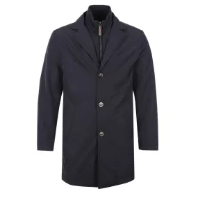 Canali Rain Coat in Navy