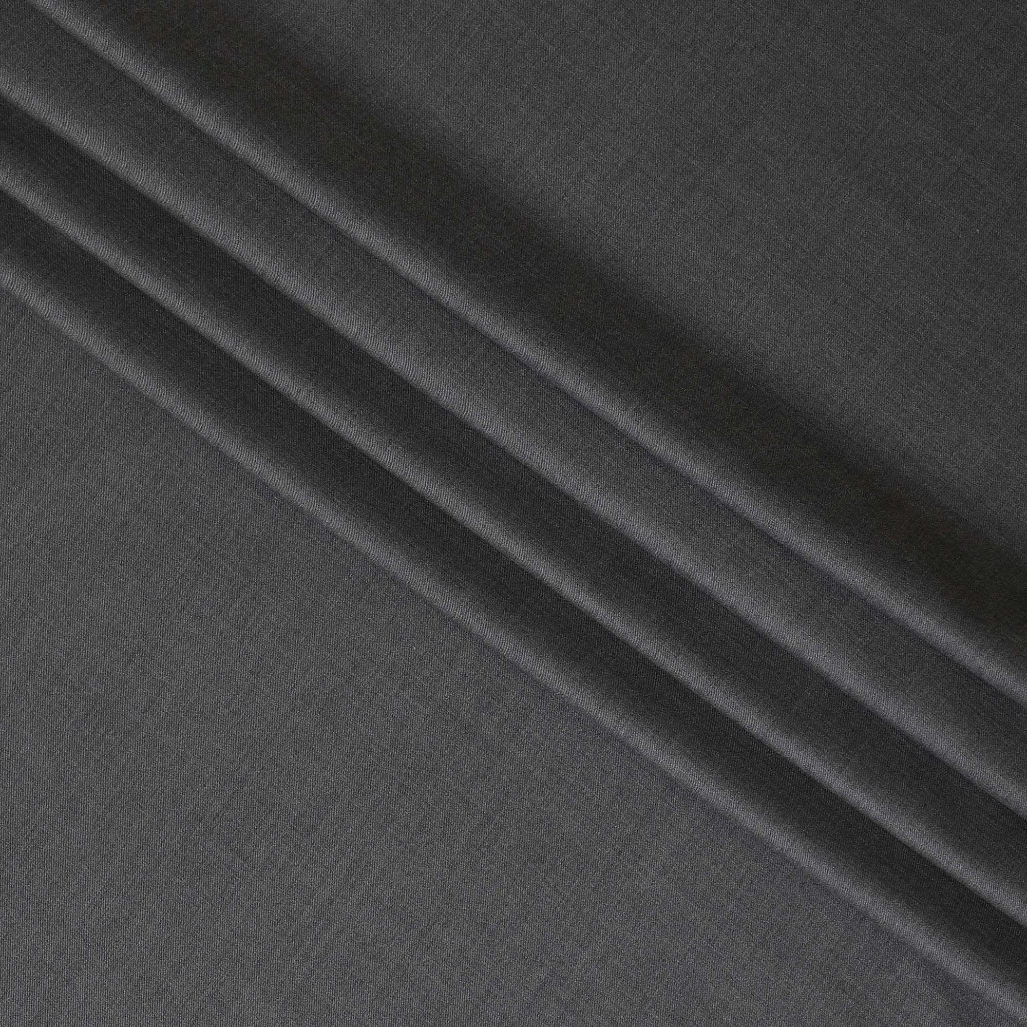 Cloud grey plain Premium super 130's Australian superfine merino wool suiting fabric-D11442