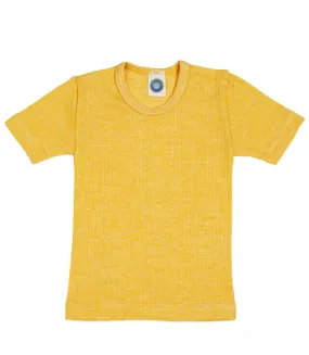 Cosilana Organic Cotton/Wool/Silk T-shirt, Yellow