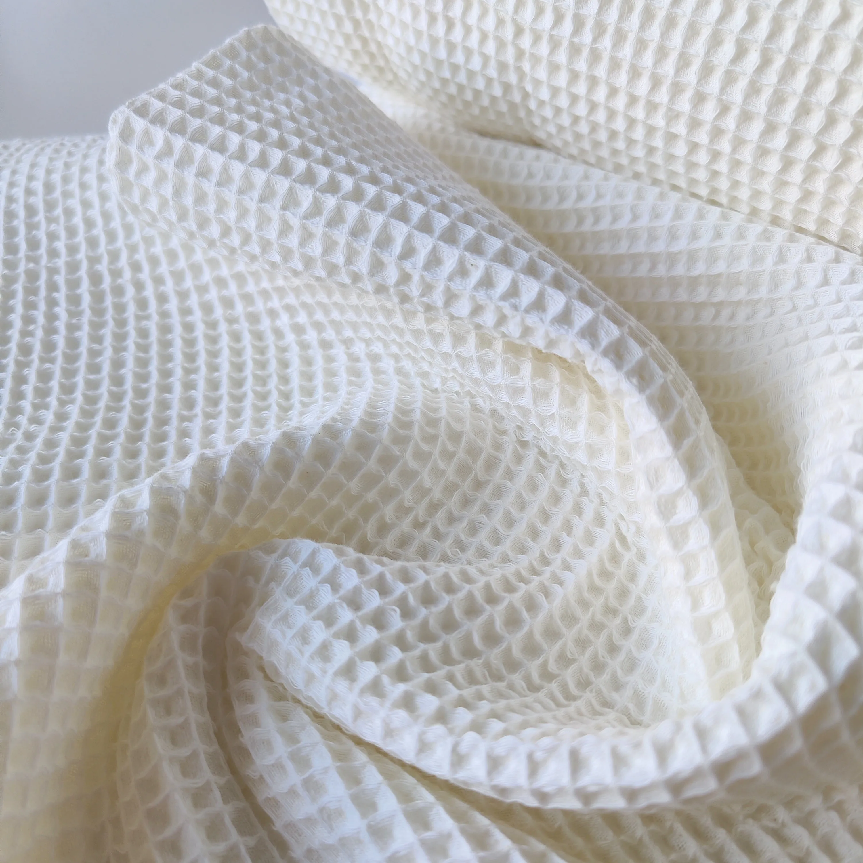 Cotton Waffle - Ivory