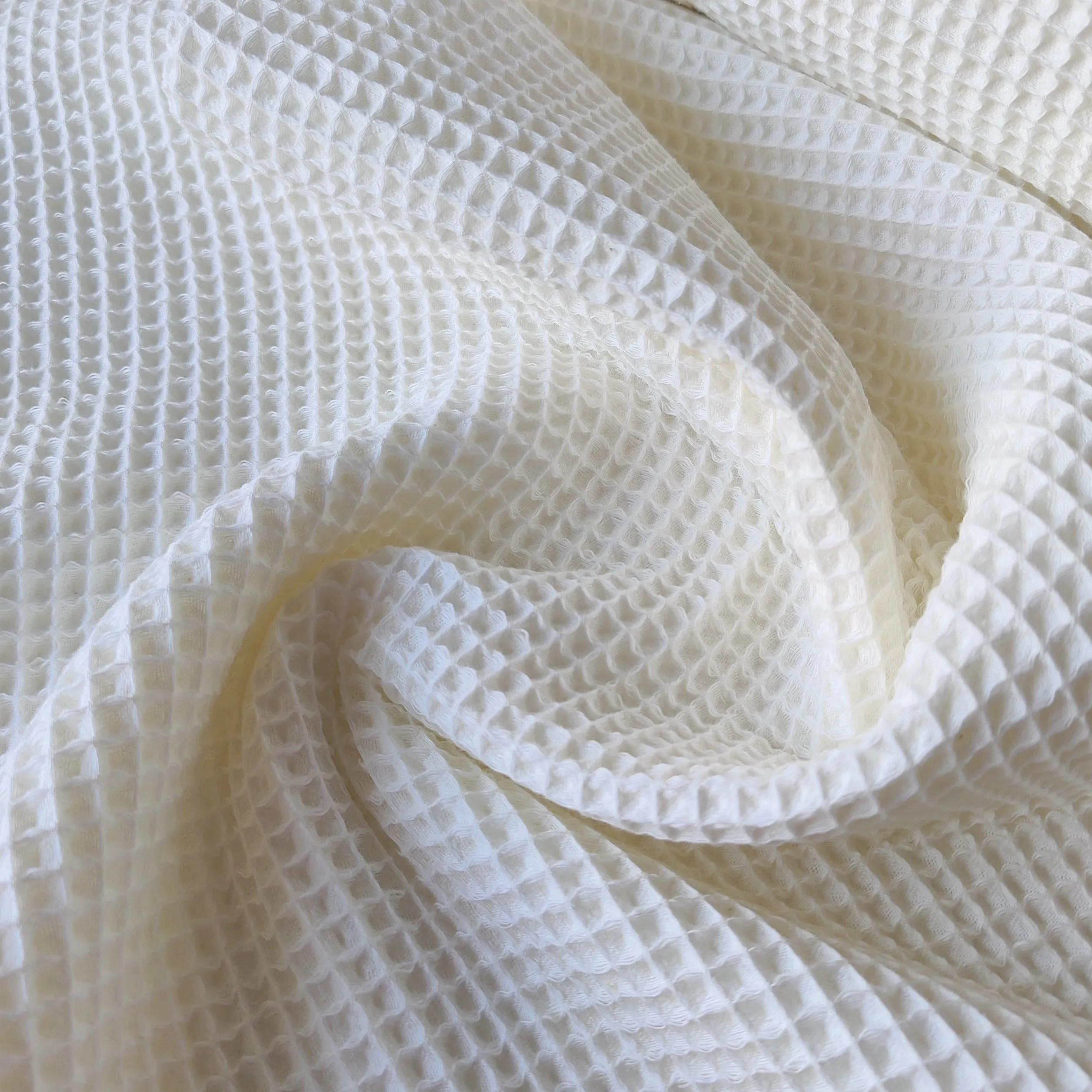 Cotton Waffle - Ivory