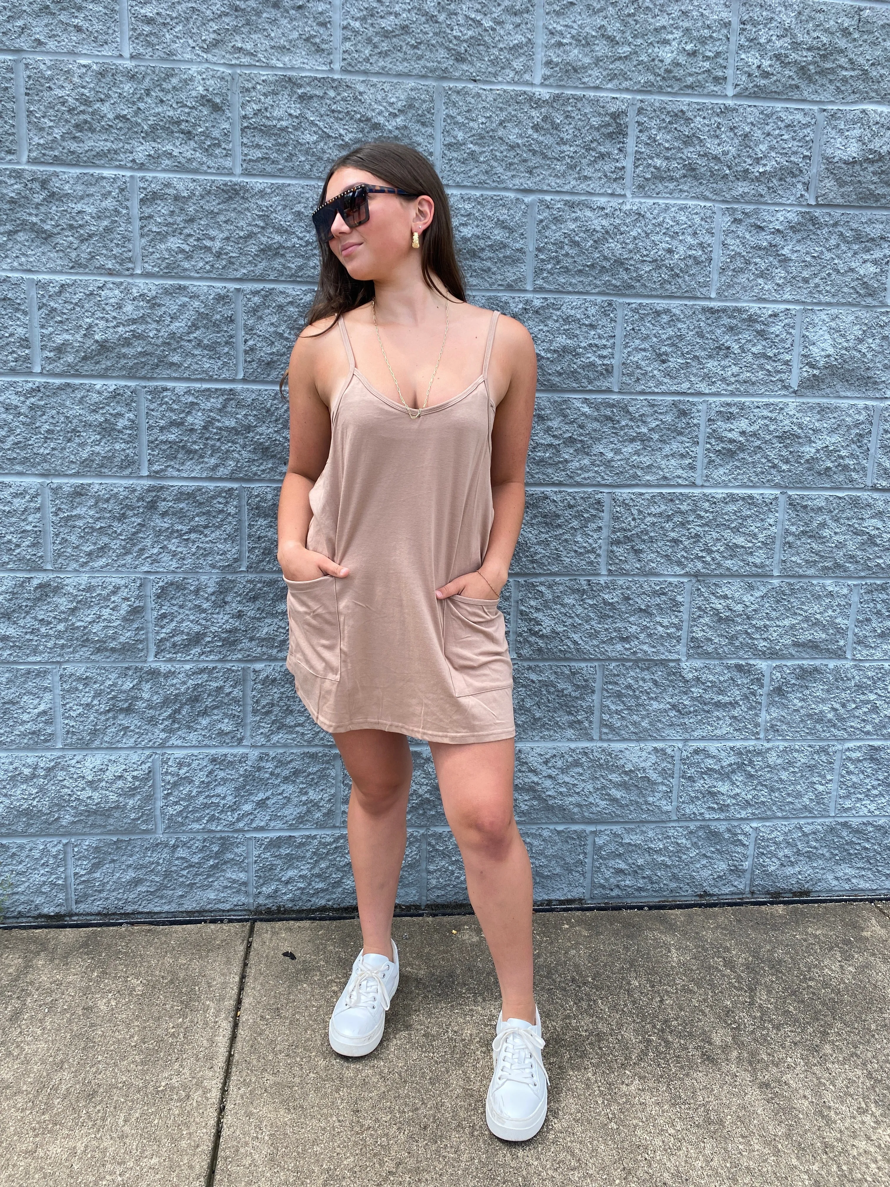 Dana - A Scoop Neck Cami Dress