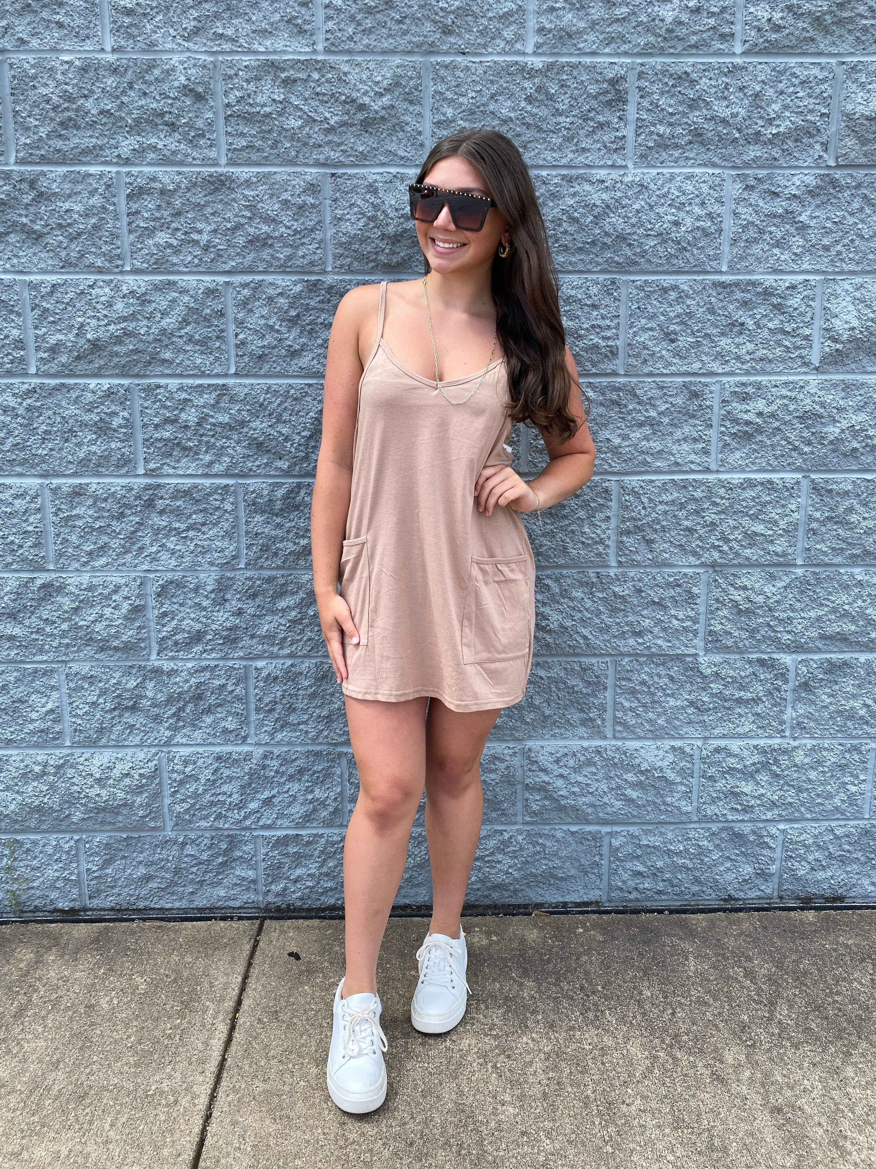 Dana - A Scoop Neck Cami Dress