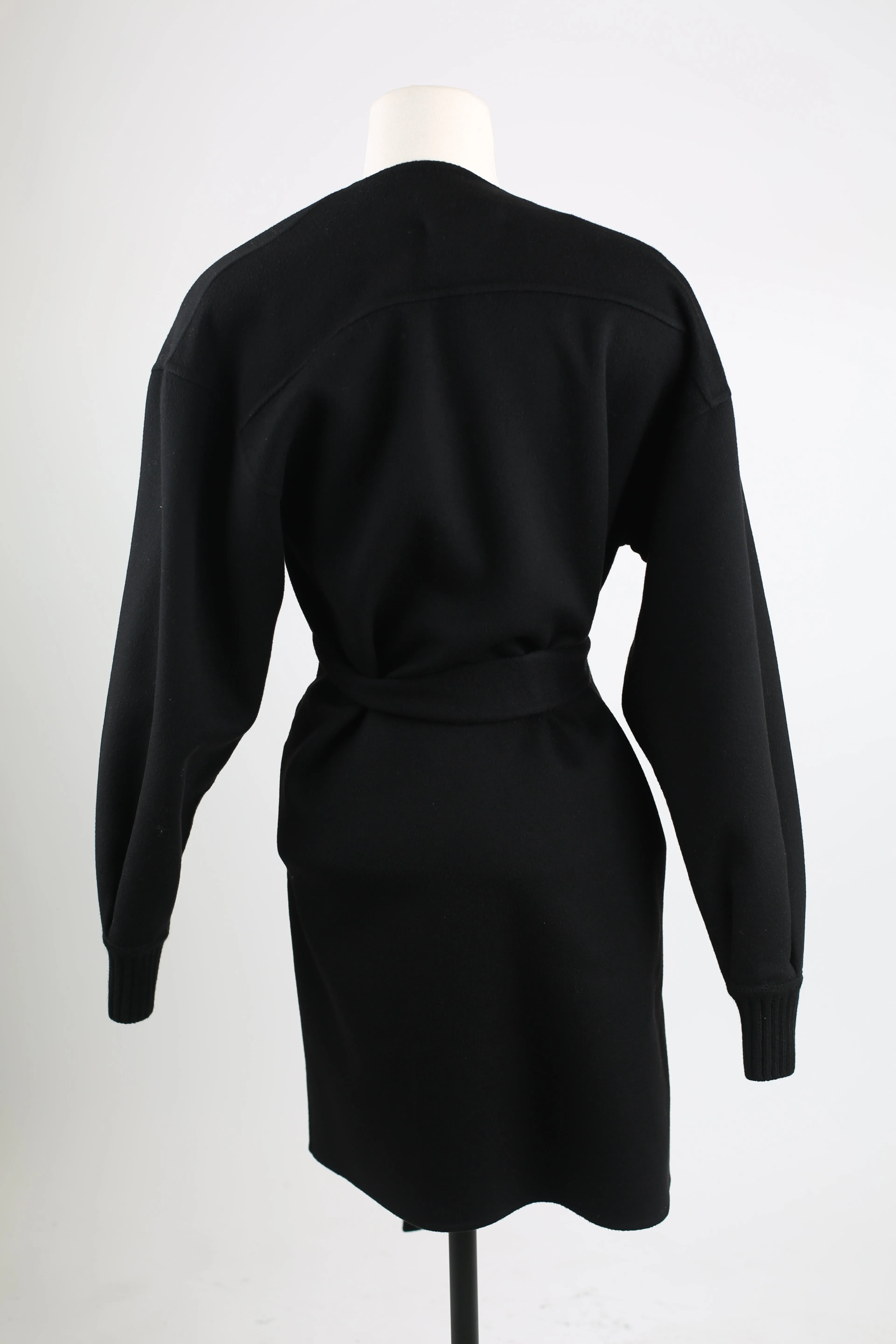 Double Faced Cashmere Belted Dress Coat