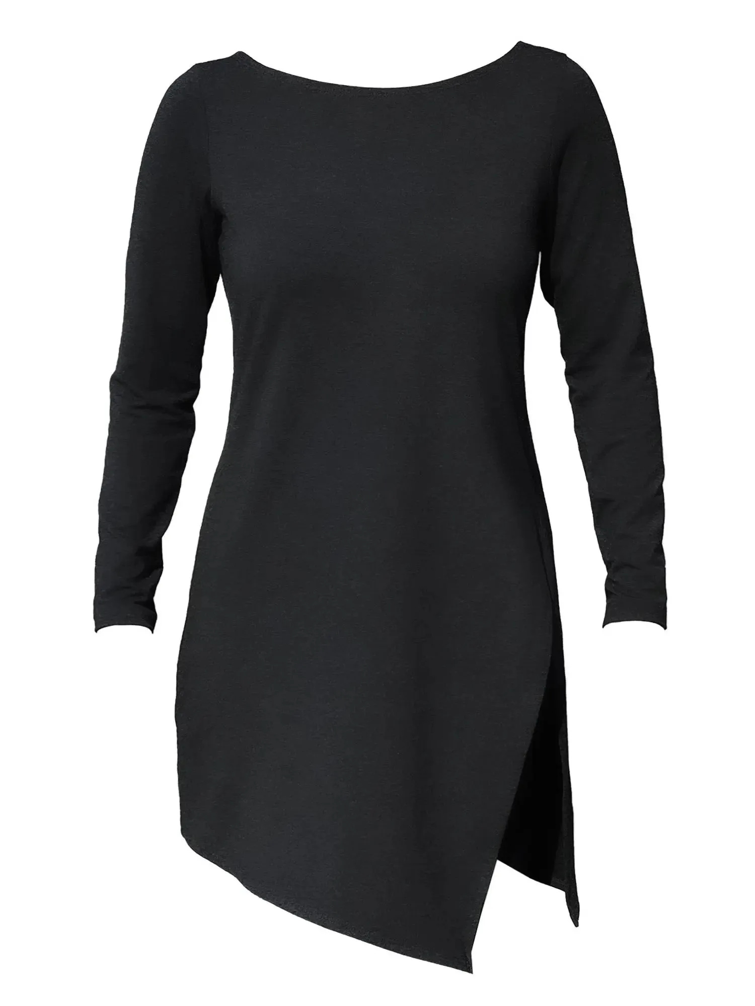 Elsie asymmetrical long sleeve tunic