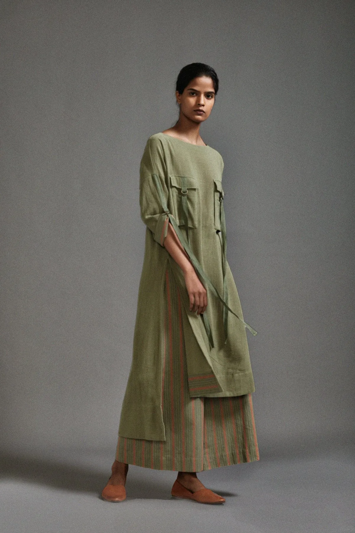 Green New Ruka Tunic Set