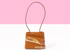 Hermes Kelly Sellier II En Desordre 20 Gold Epsom Handbag