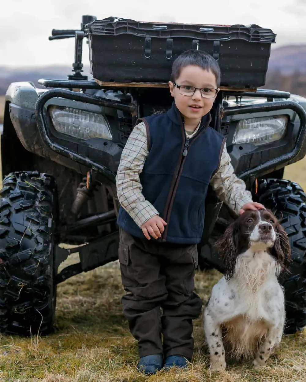 Hoggs of Fife Junior Woodhall Fleece Gilet