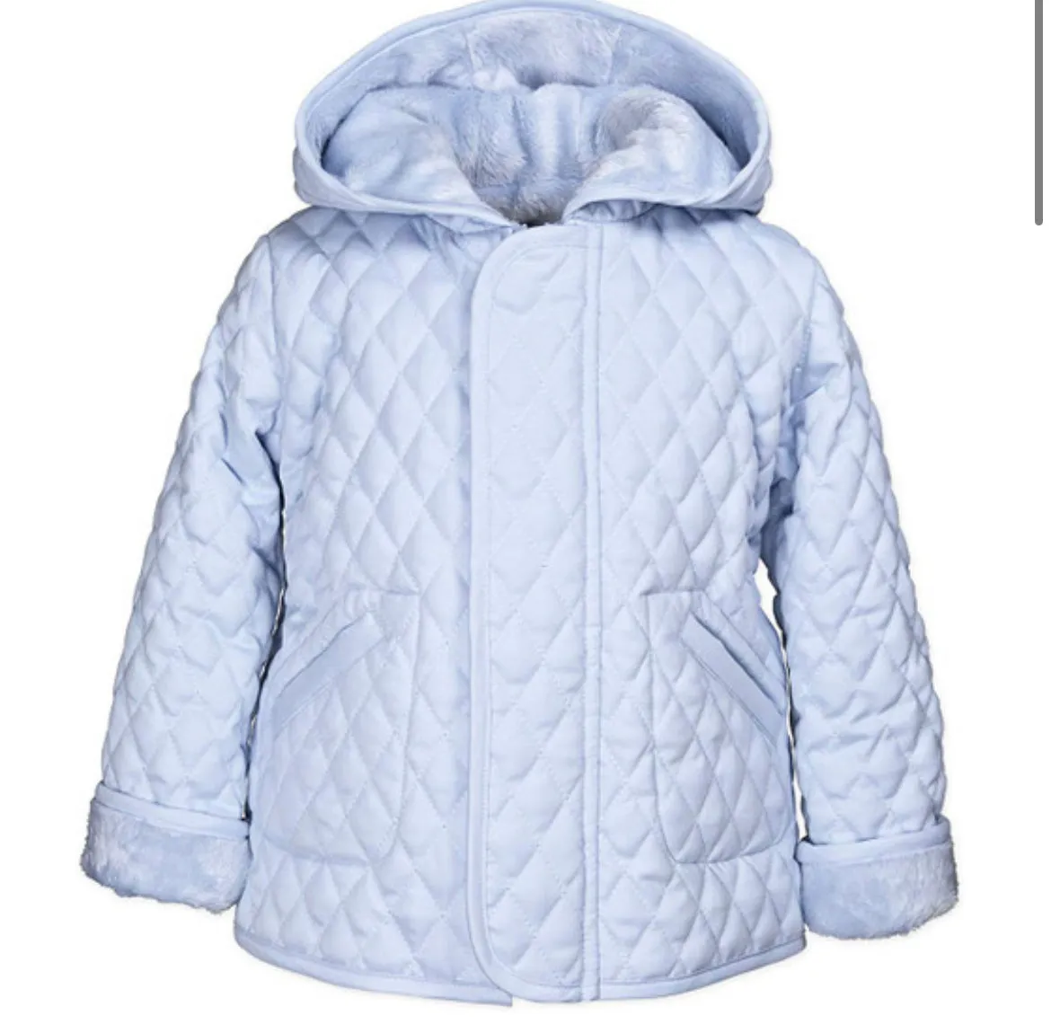 Hooded Barn Jacket Light Blue