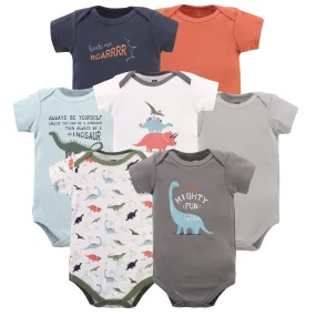 Hudson Baby Cotton Bodysuits, Mighty Fun Dino