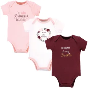 Hudson Baby Cotton Bodysuits, Mommy My Bestie