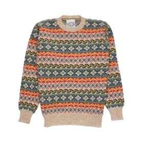 Jamieson's Fair Isle Jumper in Ivory