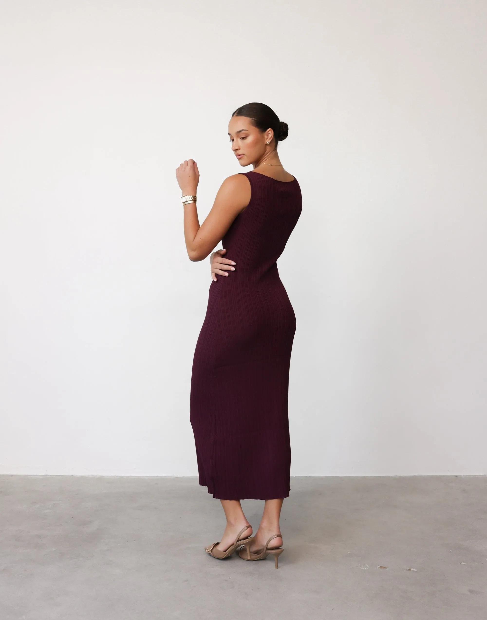 Kienna Maxi Dress (Plum)