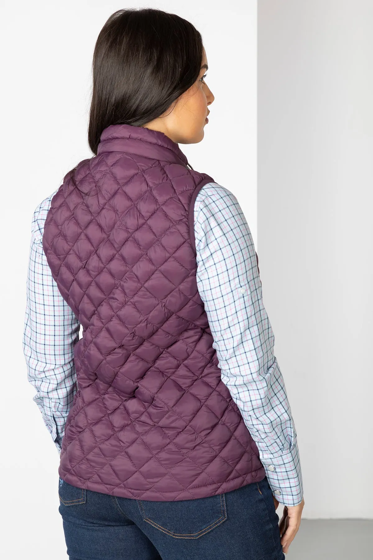 Ladies Diamond Quilt Padded Gilet - Runswick