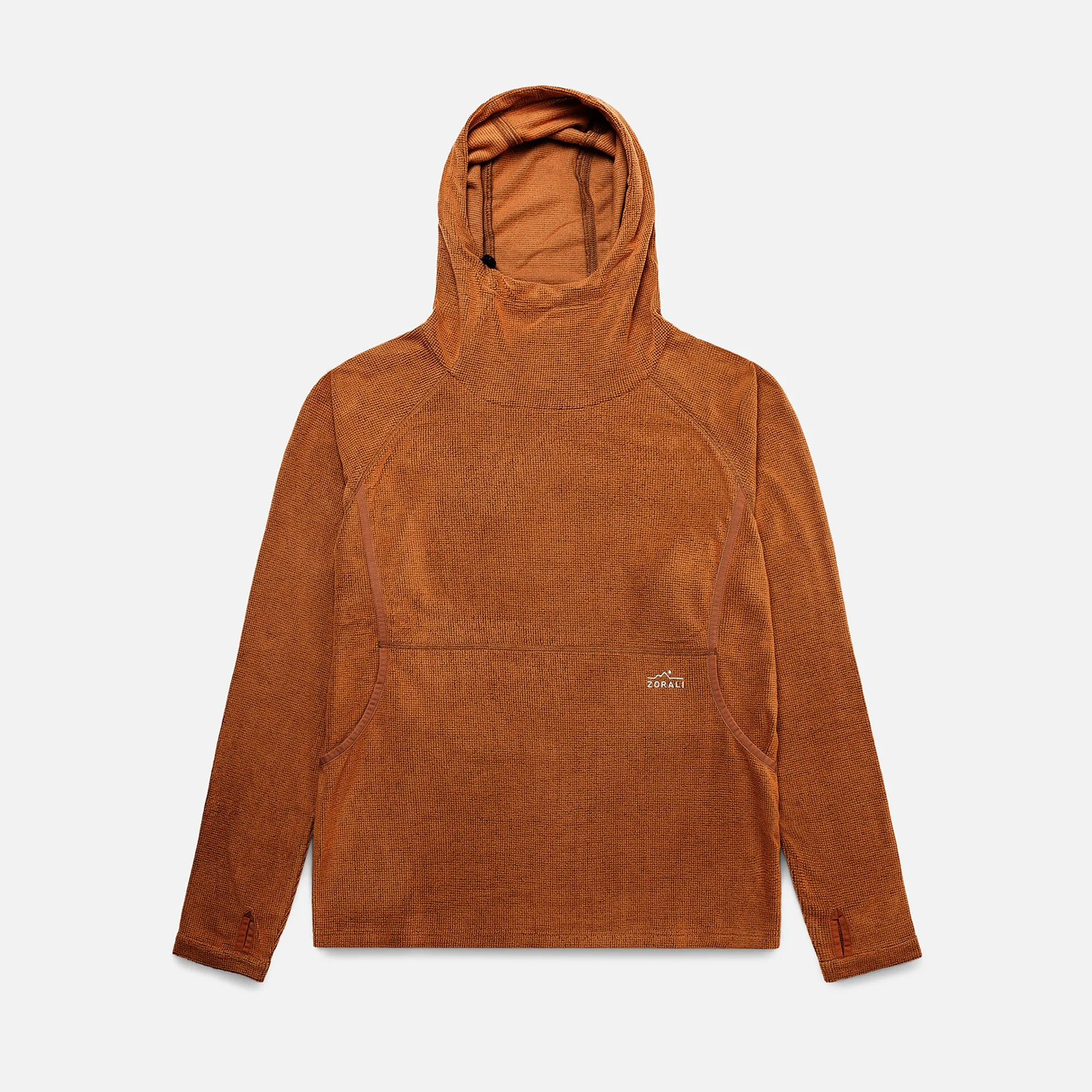 Mens Air-Grid Fleece Tobacco