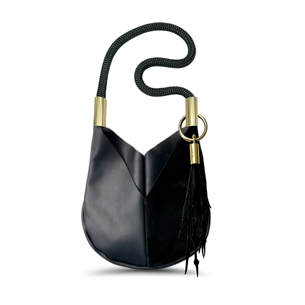 Original Wildwood Bag | Small Crossbody in Black Leather