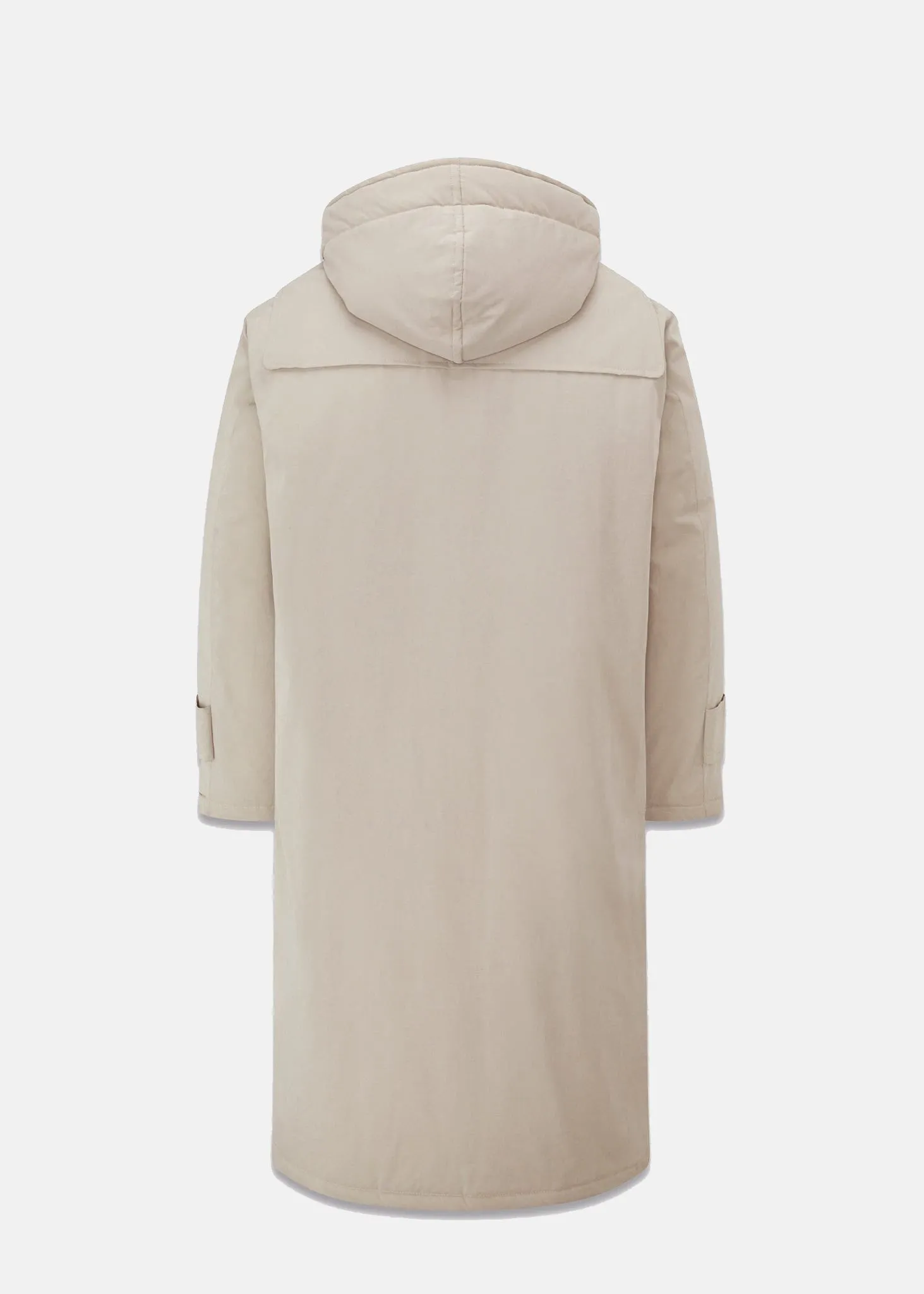 Padded Duffle Coat Beige