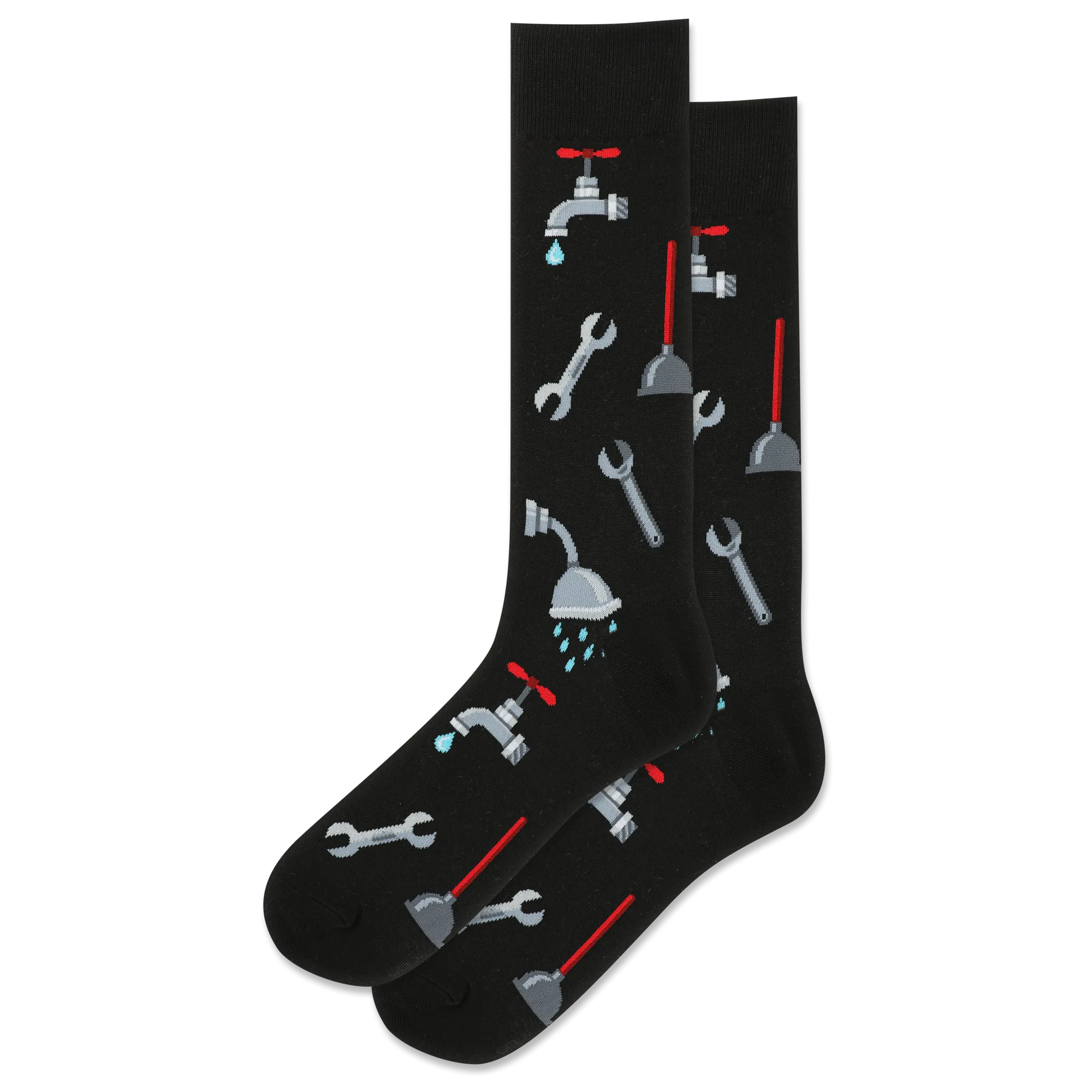 "Plumber" Crew Socks by Hot Sox - Large