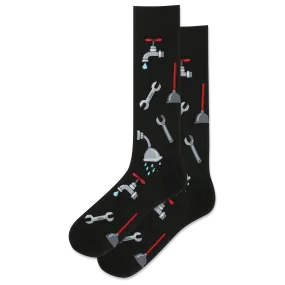 "Plumber" Crew Socks by Hot Sox - Large