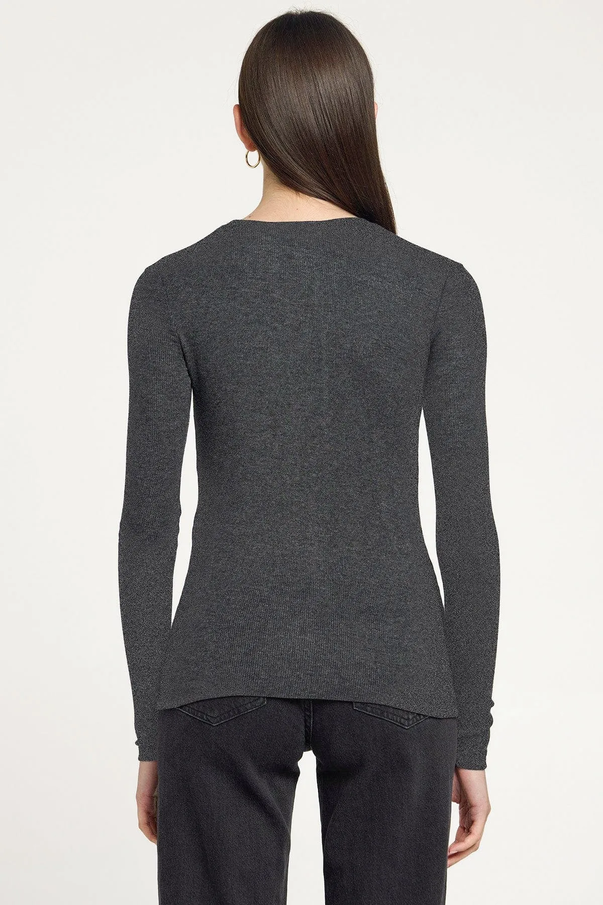 Ribbed Long Sleeve Tee