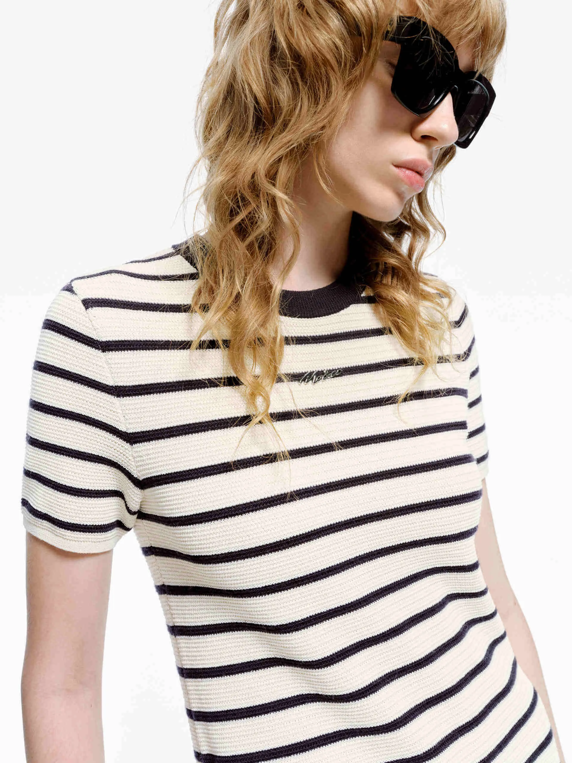 Round Neck Striped Dress