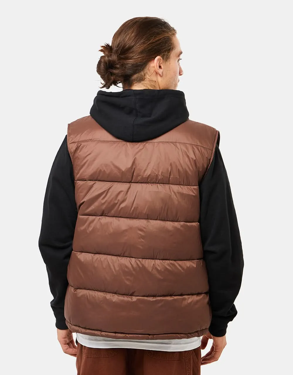 Route One Classic Puffer Gilet - Capuccino