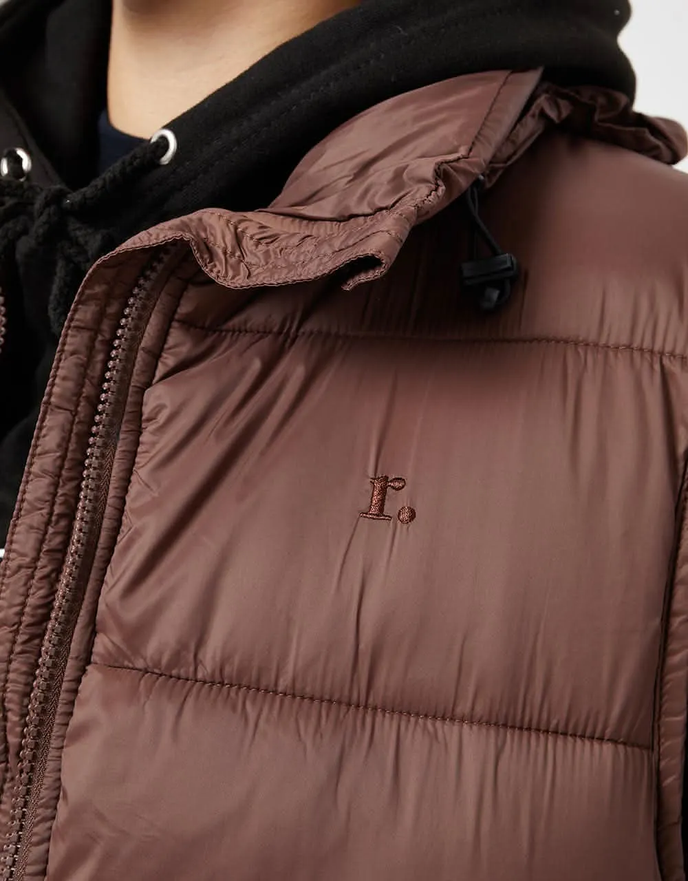 Route One Classic Puffer Gilet - Capuccino