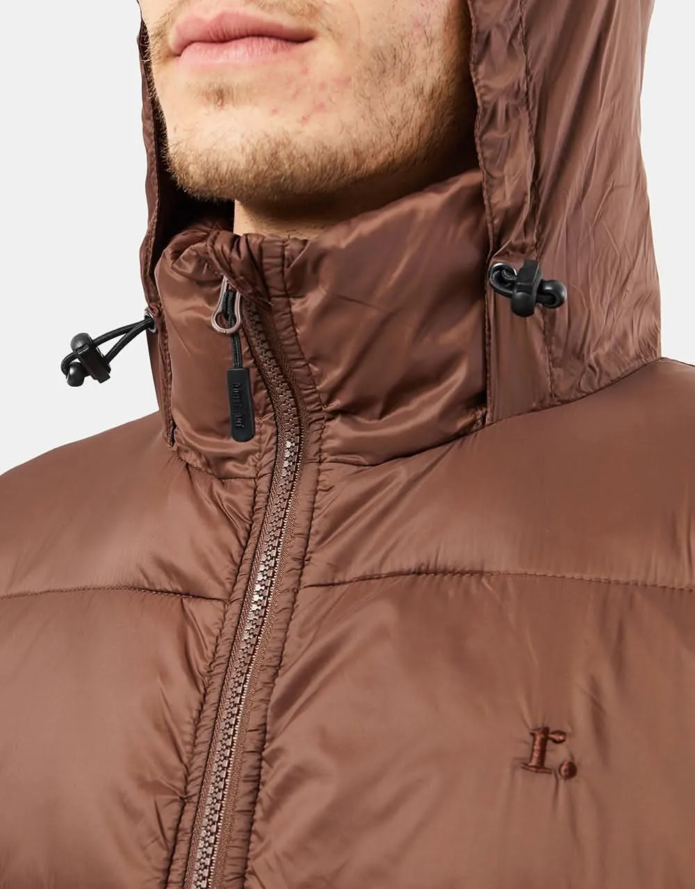 Route One Classic Puffer Gilet - Capuccino