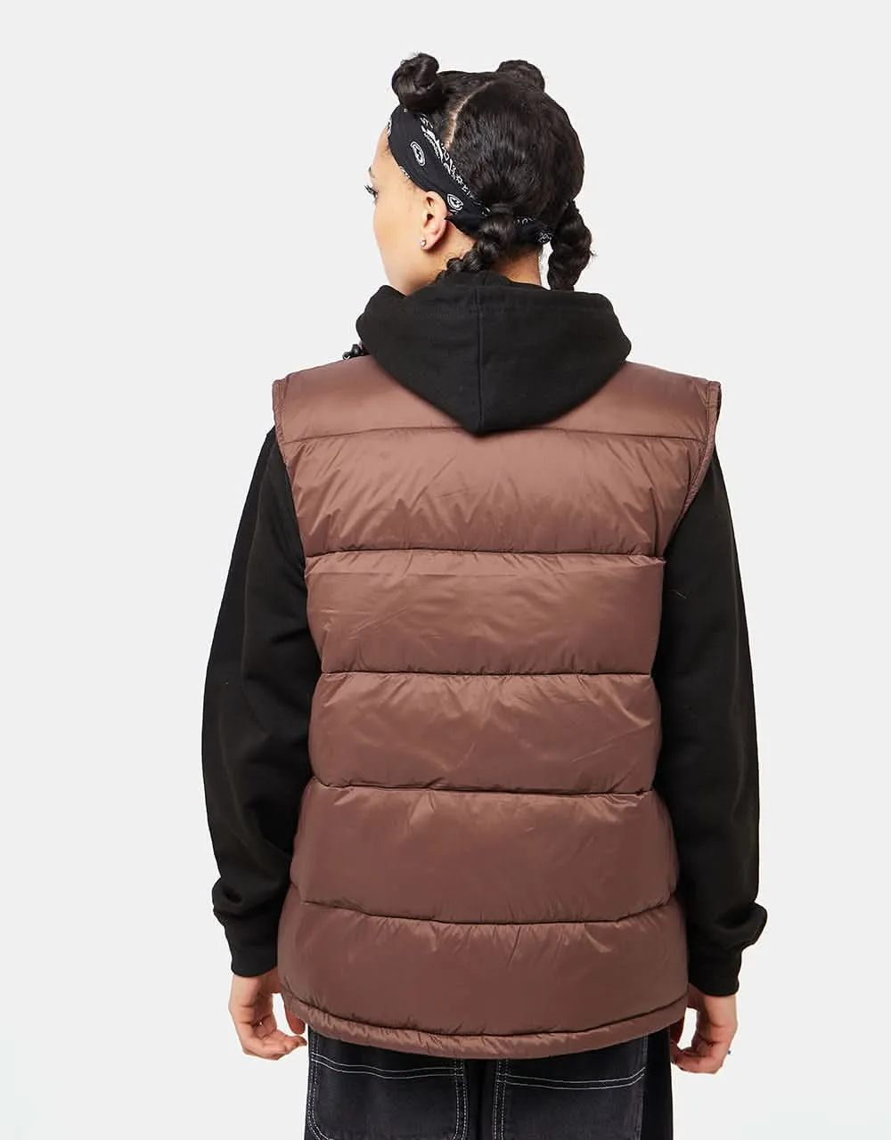 Route One Classic Puffer Gilet - Capuccino