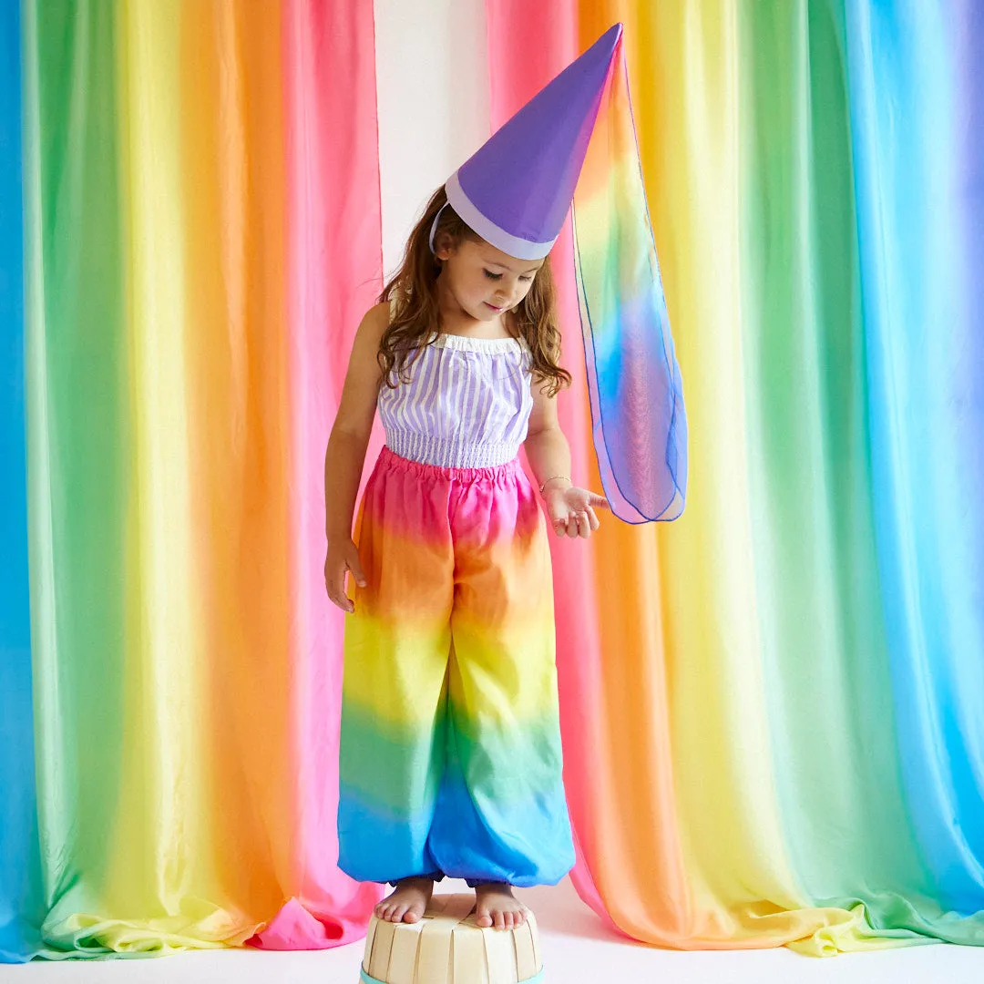 Sarah's Silks Rainbow Jester Costume