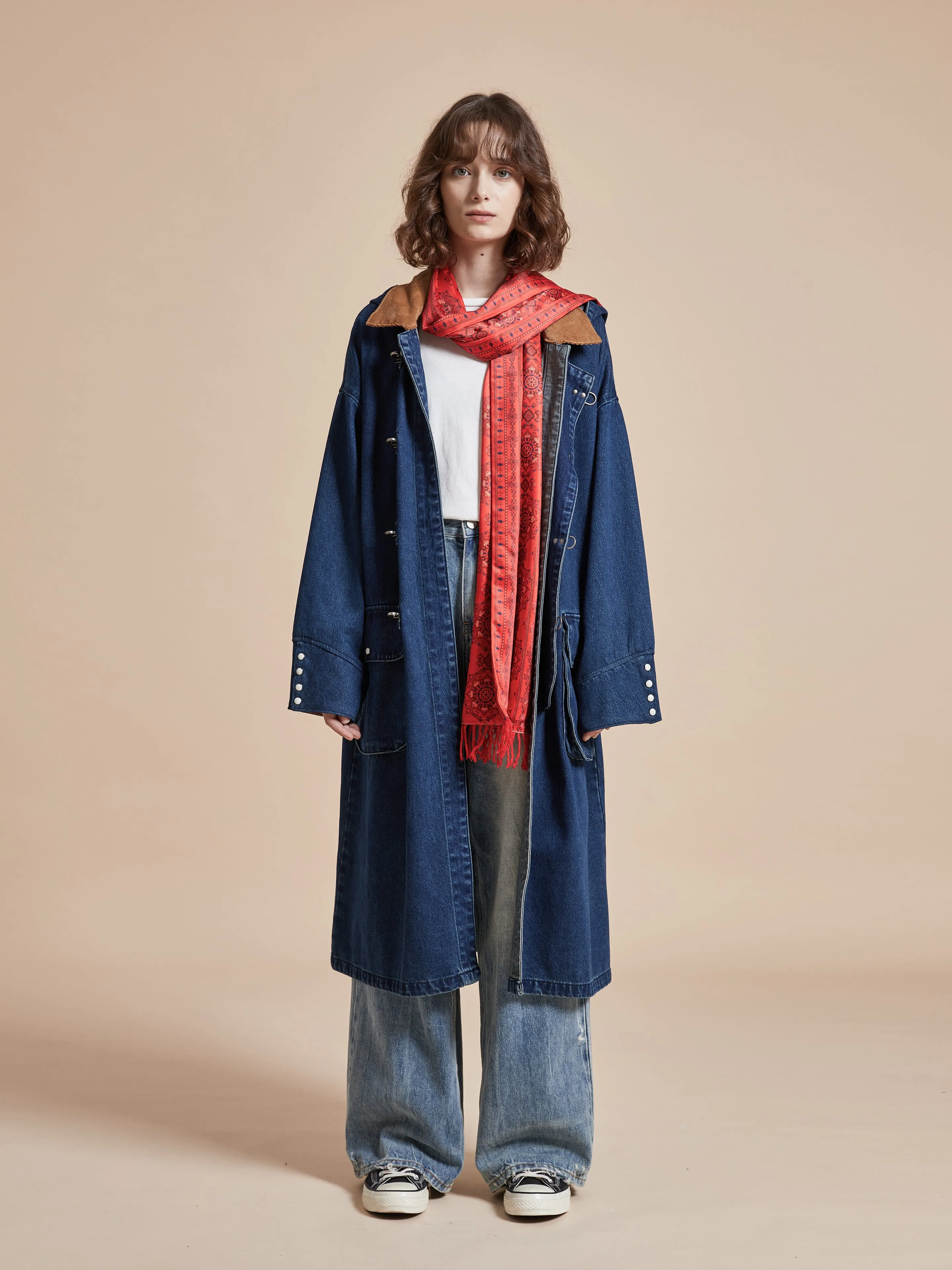 Sargasso Denim Buckle Coat