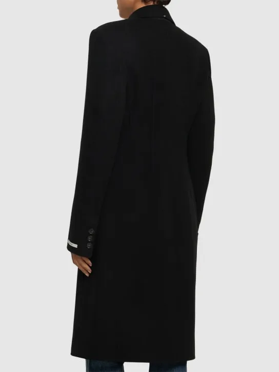 Sportmax   Morgana wool double breasted long coat 