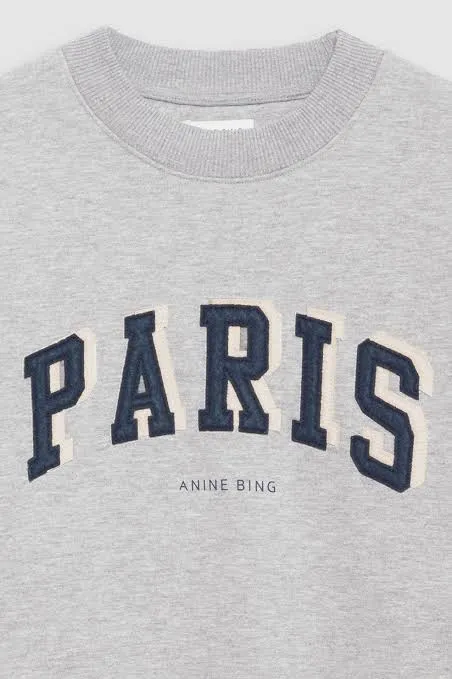 TYLER SWEATSHIRT PARIS - HEATHER GREY