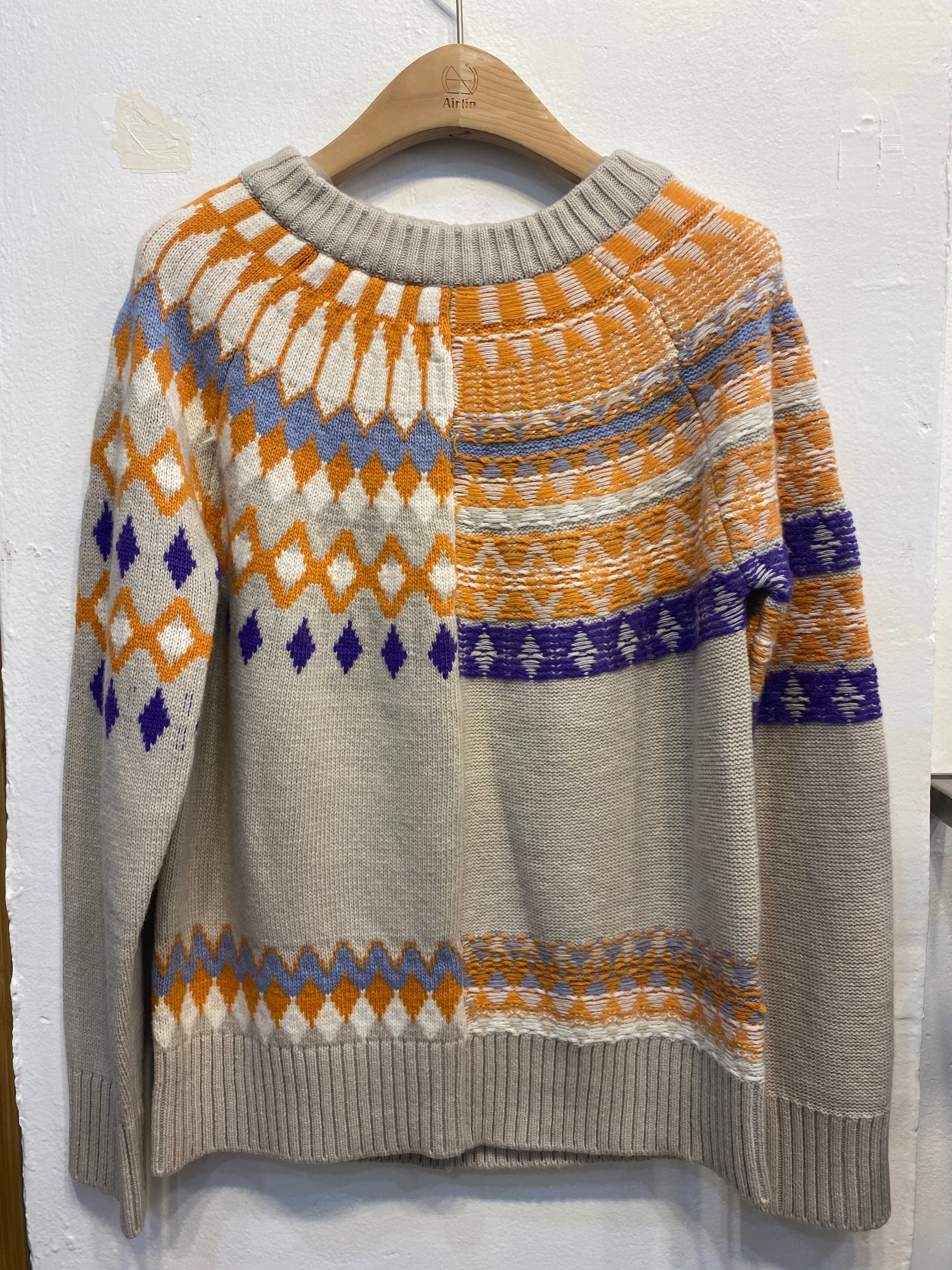 Unique pattern knit sweaters