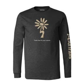 Wildflower Long Sleeve Tee - Charcoal