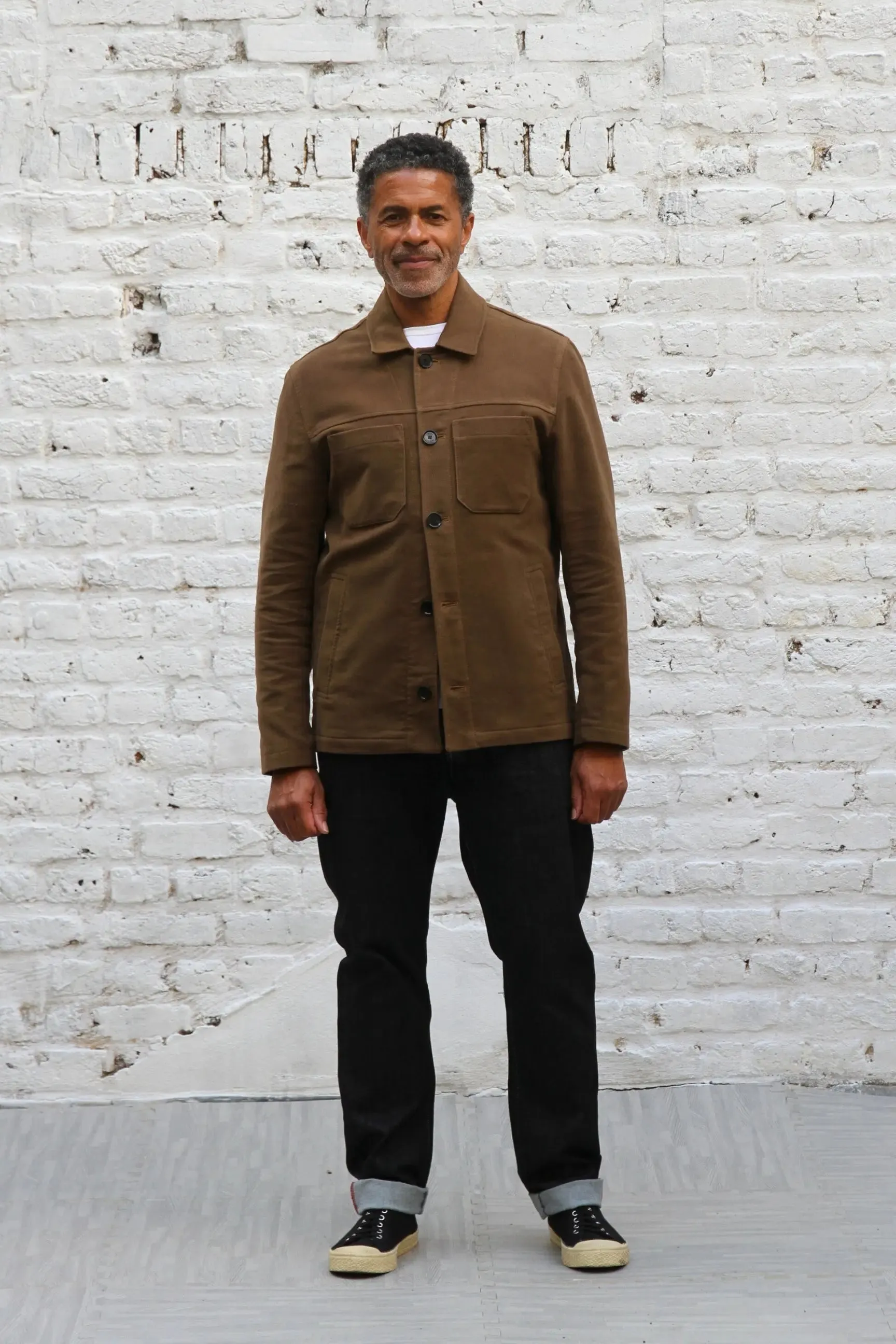 Wilkes Casual Shacket - Camel Moleskin