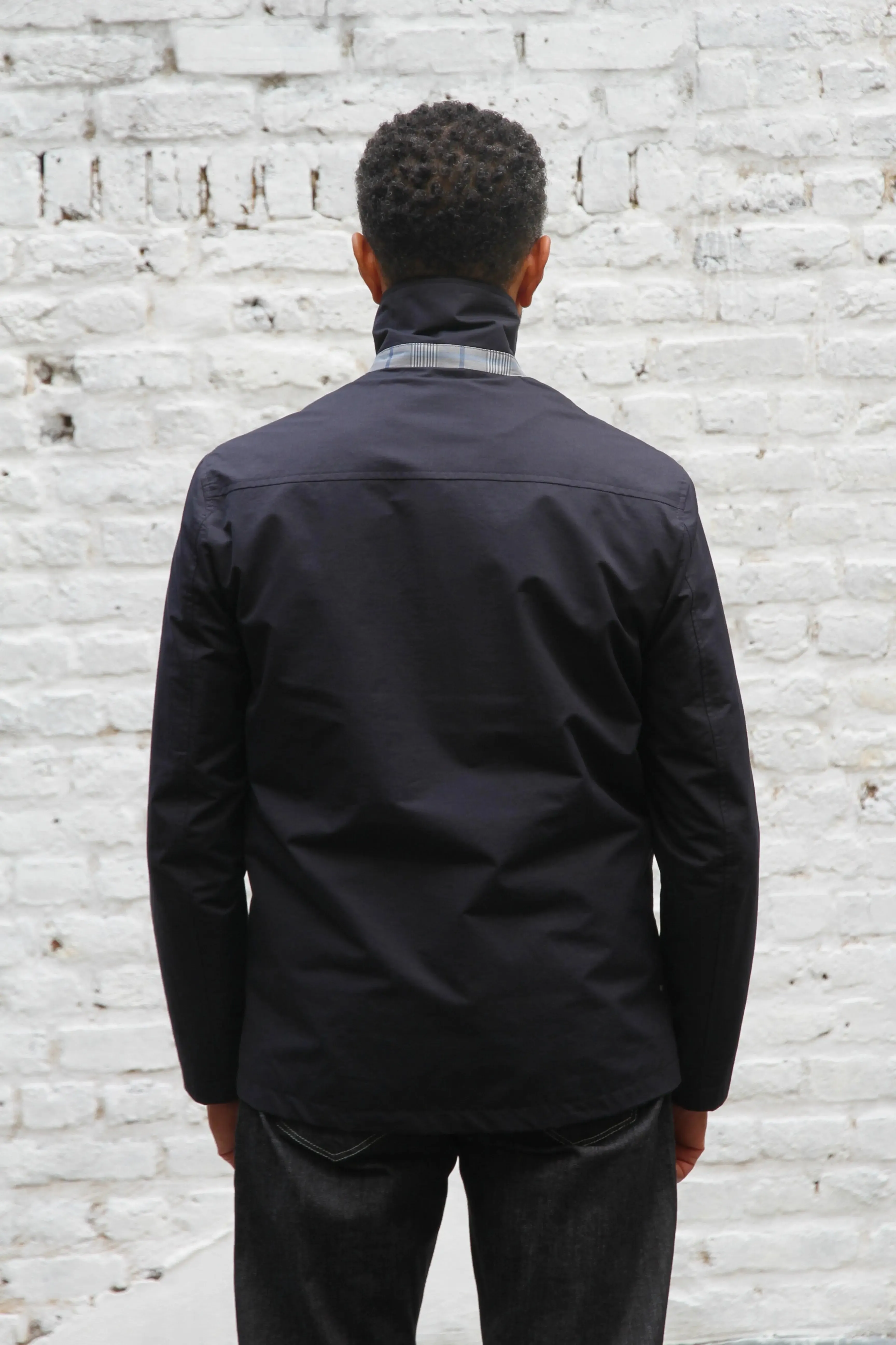 Wilkes Shacket - French Navy Cotton