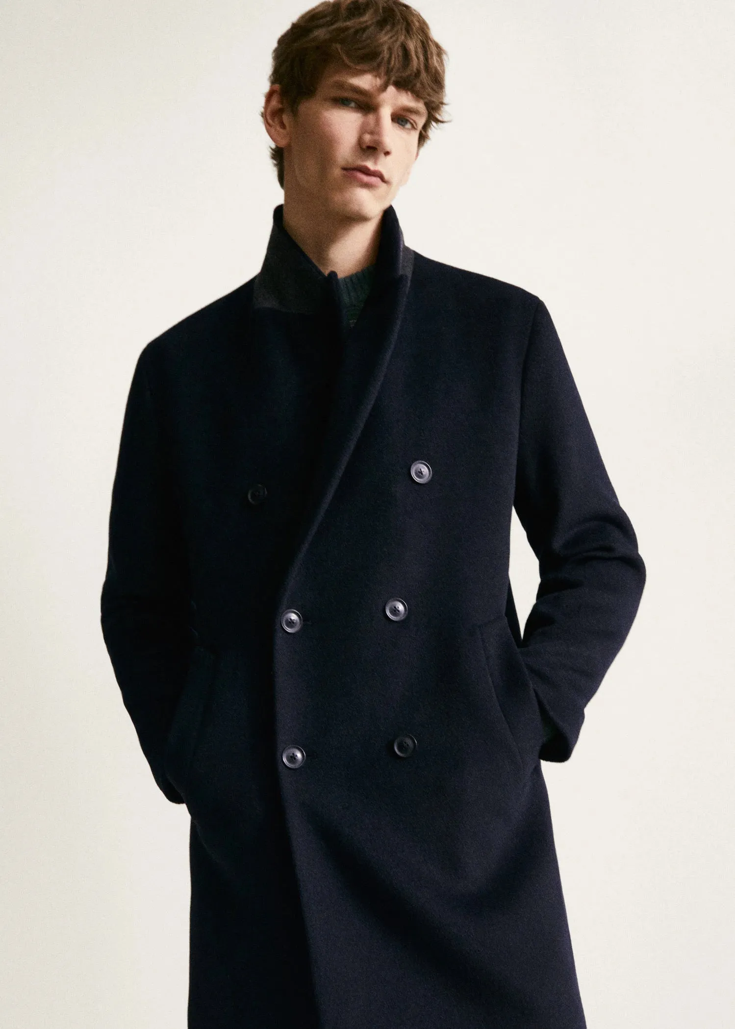 Wool overcoat